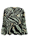 Luna Bluse | Grüner Wahnsinn