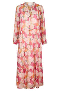 Nobis Maxi-Blumenkleid | Rosa