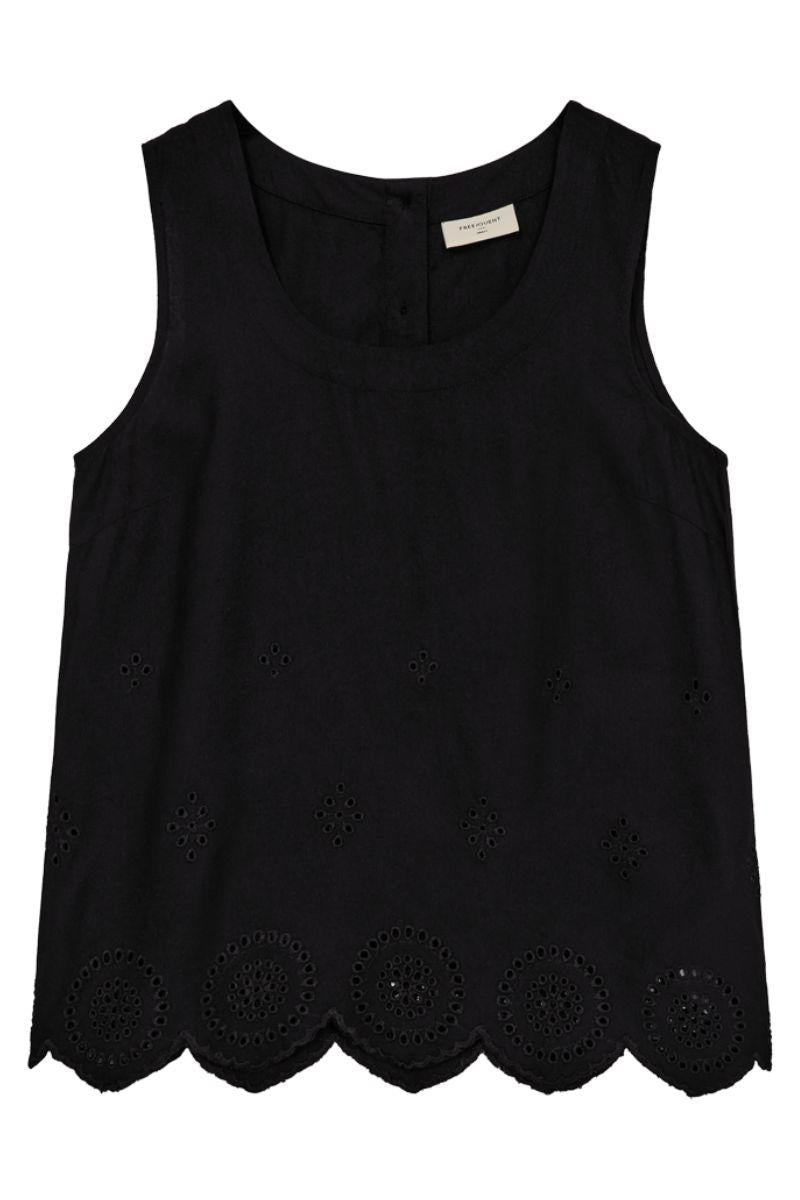 Linus Top 205890 | Black | Top fra Freequent