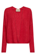 Thora Relax Strickjacke | Chinesisches Rot