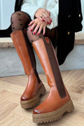 Going High 22 Copenhagen Langer Stiefel | Cognac