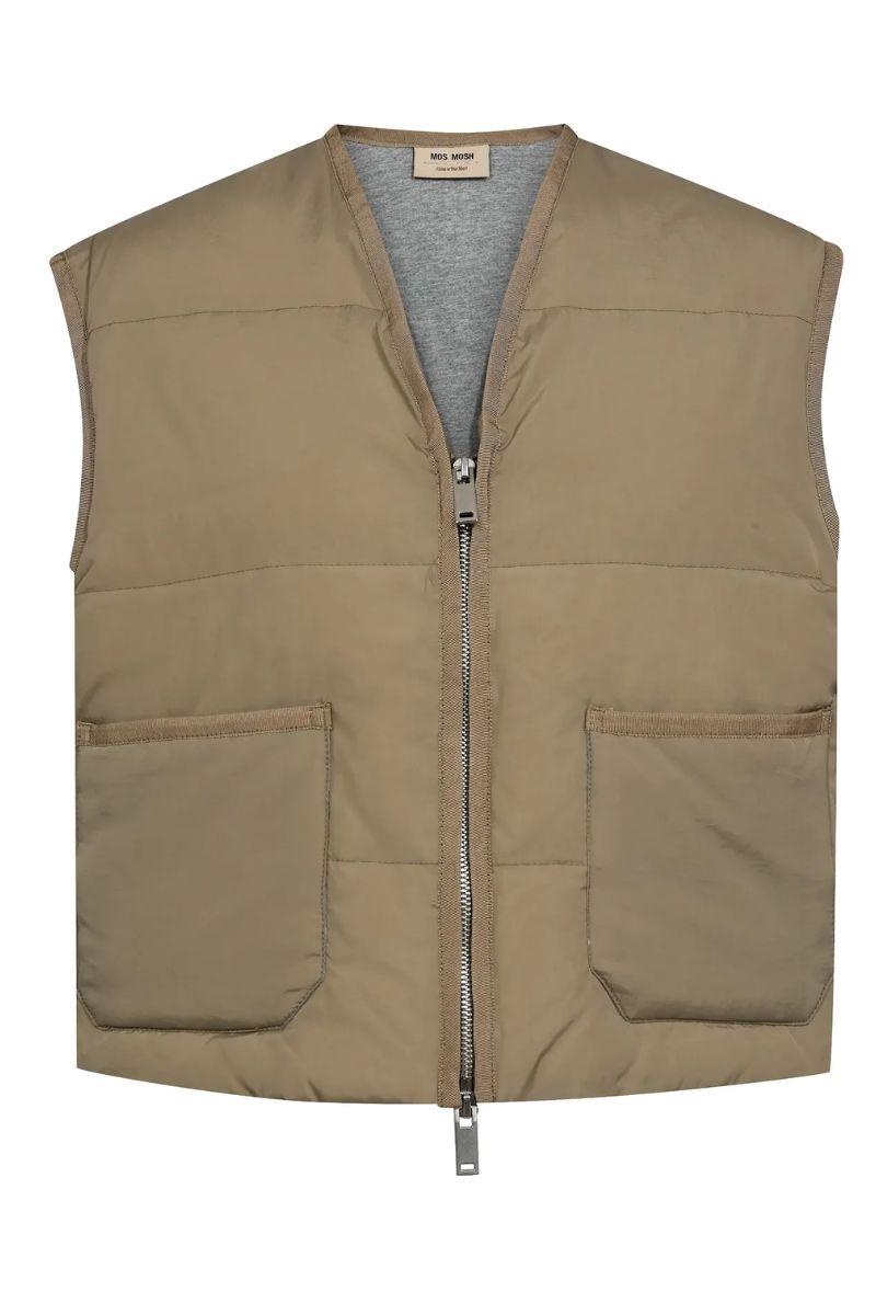 Manja Down Vest | Brindle | Vest fra Mos Mosh