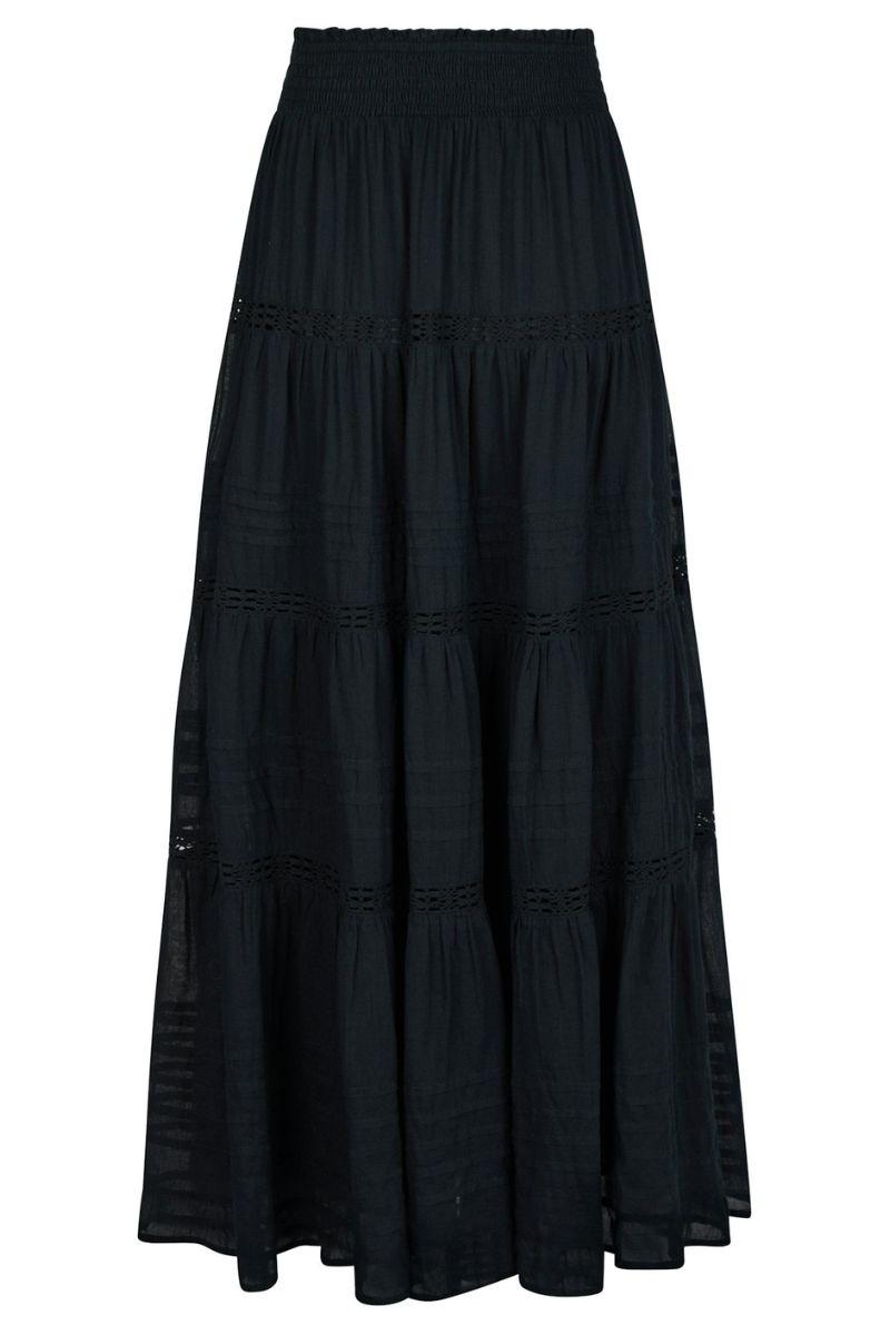 Felicia S Voile Skirt | Navy | Nederdel fra Neo Noir