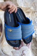 Stories - Jeans-Slipper | Hellblau