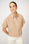 Havannah Alexis Shirt | Savannah Tan