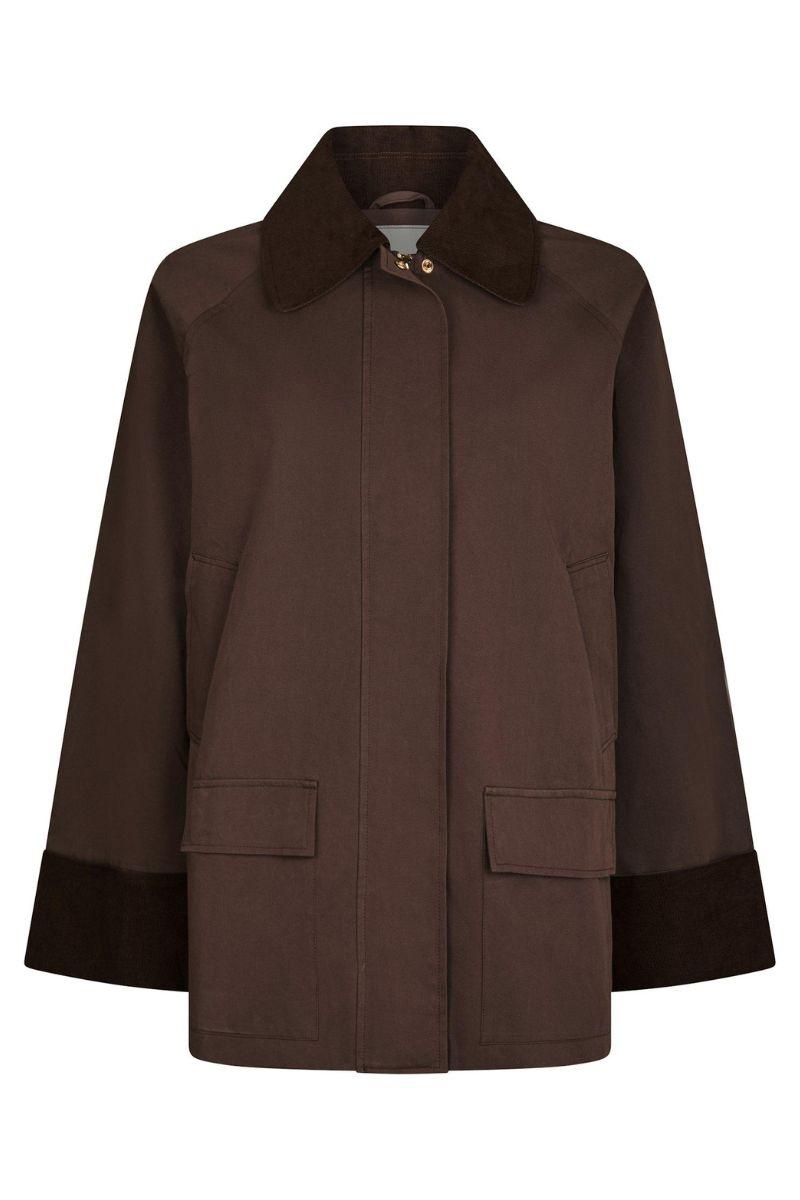 Anastacia Cord Jacket | Brown | Jakke fra Neo Noir