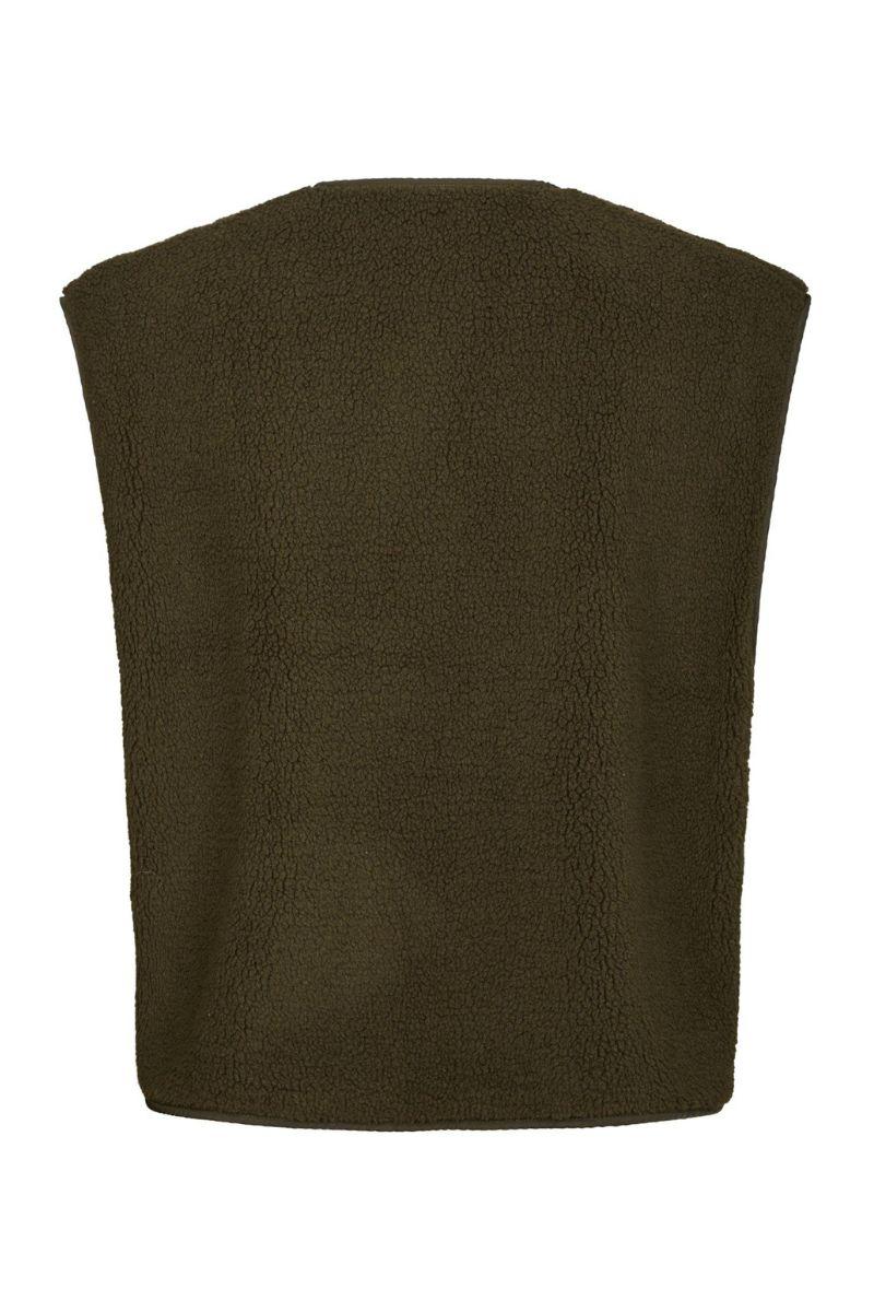 Mariko Teddy Vest | Army | Vest fra Neo Noir