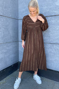 87152 Kleid | Kaffee | Kjole von Marta du Chateau
