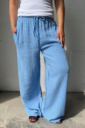 Sandy Stripe Hose | Blau