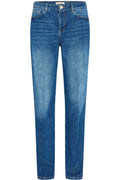 Stella Straight Long Jeans | Blau