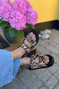 Broadway Schnallensandalen | Leopard