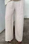 Reine Leinenhose | Beige