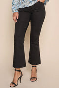 Alli Hybrid Flare Jeans | Schwarz