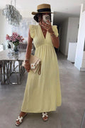 Sun Rüschenkleid | Gelb
