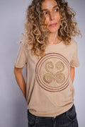 Zano O-Ss Stickerei-T-Shirt | Sesam