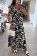Sun Leo Rüschenkleid | Beige