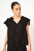 Tea Vito Bluse | Schwarz
