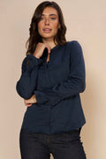 Mattie Shirt | Nachtblau