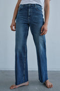 Relee Kessel Jeans Lang | Blau