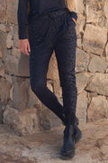 Alma Hose (Fleece) | Dunkelgrauer Leo