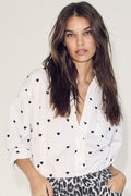 Herz Oversize Shirt 35520 | Weiß