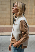 Rowe Teddy Weste | Ecru