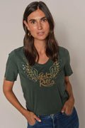 Faye O-Ss Tee | Dunkle Kiefer