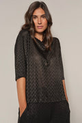 Tash O-Ss Soni Tee | Schwarz