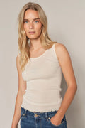 Nahtloses Tanktop Elaine | Ecru