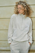 Ello Zip Sweatshirt | Federgrau