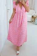 Sun Leo Rüschenkleid | Hellrosa