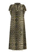 Leo Ss Rüschenkleid 36424 | Khaki