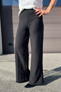 Henne Weite Hose | Schwarz
