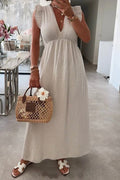 Sun Rüschenkleid | Beige