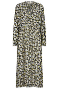 Tualipa Kleid | Schwarz Chambray Blau