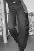 Relee Star Jeans Lang | Lang Dunkelgrau