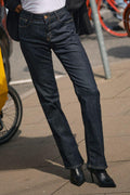 Cecilia Cover Lange Jeans | Dunkelblau
