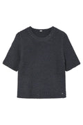 Shanne Strick-T-Shirt 54405 | Mitternacht