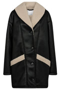 Sibbacc Shearling Box Jacke | Schwarz