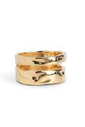 Sandra Statement Ring | 925S/GP | Ring aus Emaille