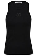 Sahara Stickerei Tank Top 33151 | Schwarz