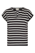 Viva Tee | Schwarz Offwhite