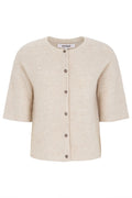 Srhema Ss Cardigan Knit Sr225-206 | Hushed Violet Melange