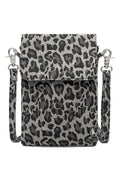 Handytasche 16044 | Grauer Leo-Print