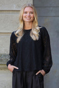 Claire Bluse 2822 | Schwarz
