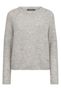 Talli Ls Knit | Graumeliert
