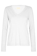 Arden V-Ls Tee | Weiß