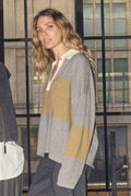 Wylie Tani Bold Stripe Knit | Echtes Kamel