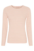 Signe Langarm-T-Shirt | Beigegold