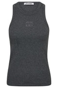 Sahara Stickerei Tank Top 33151 | Dunkelgrau